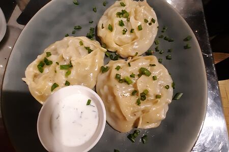 Манты с говядиной