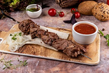 Шашлык из мякоти барашка