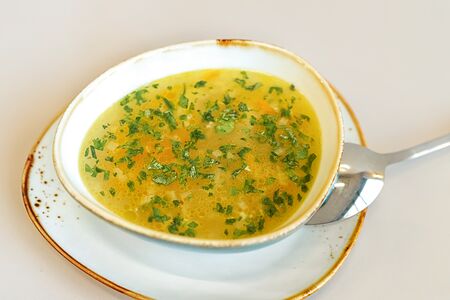 Суп куриный