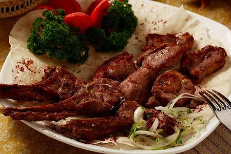 Шашлык из бараньего антрекота