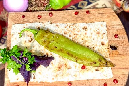 Острый перец на углях