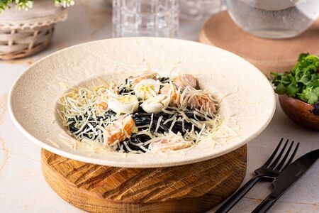 Паста с лососем