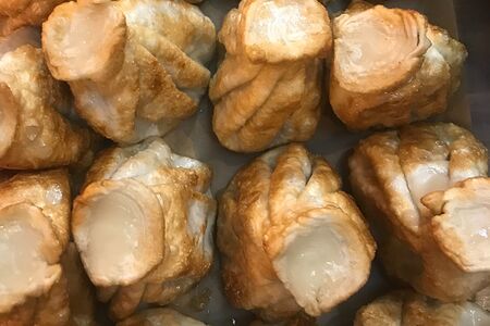 Хинкали с сыром жареные