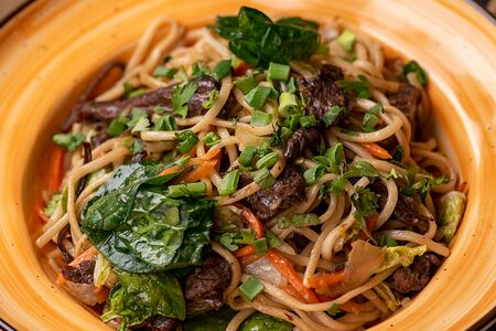 Лапша с говядиной