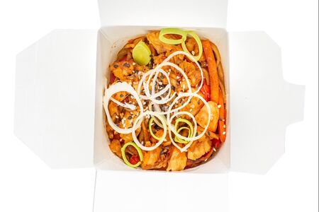 Лапша с курицей