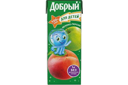 Сок Добрый Яблоко-персик