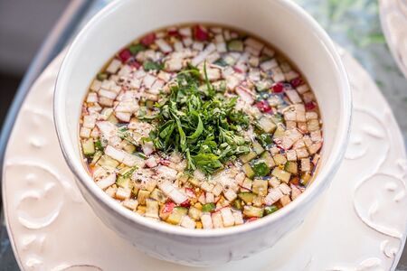 Окрошка на квасе