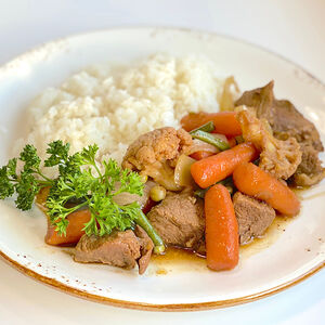 Говядина с овощами без гарнира