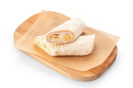 Ролл с ветчиной и яйцом