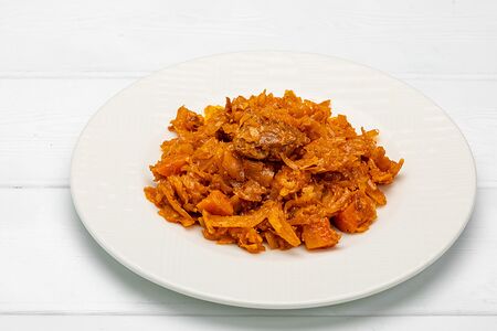 Тушеная капуста с мясом