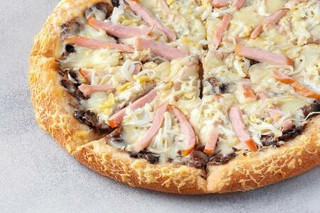 Пицца Жюльен на толстом с сыром