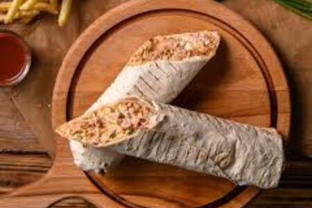 Шаурма со cвинoй шейкой на углях