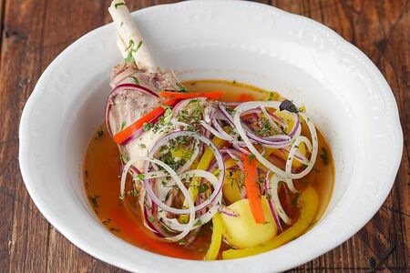 Хашлама из ягненка с овощами