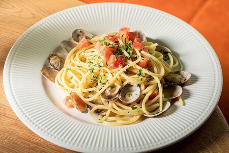 Спагетти вонголе