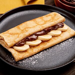 Блин с шоколадом Nutella и бананами