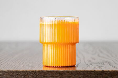 Морковный фреш со сливками