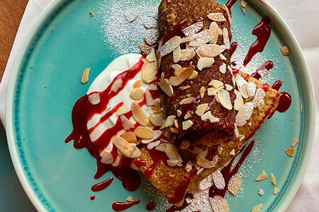 Блинчики с творогом