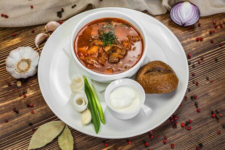 Борщ с говядиной