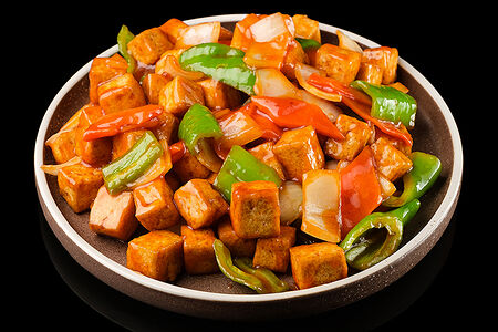 Тофу с овощами