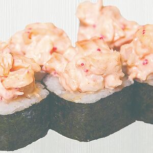 Фудзи с тигровой креветкой