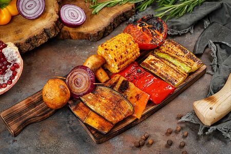 Овощное ассорти на углях №1