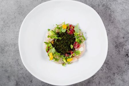 Карпаччо из морского гребешка