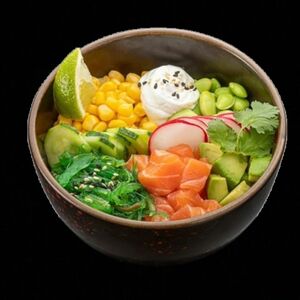 Ապխտած սաղմոնով պոկե մինի