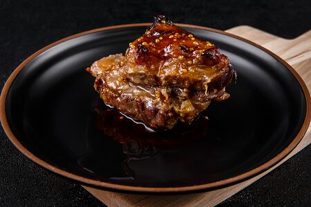 Ребро гриль в Горчично-медовом соусе