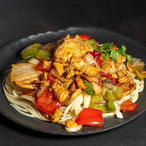 Лагман с курицей