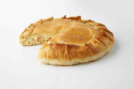 Пита Замбон-патата с ветчиной и картошкой