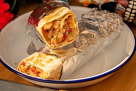 Буррито с курицей