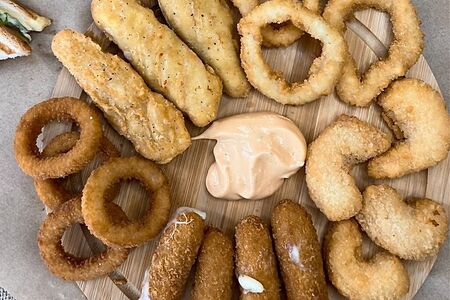 Креветки в панировке