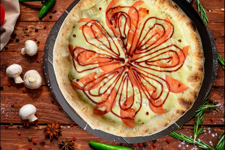 Пицца с курицей BBQ 33 см