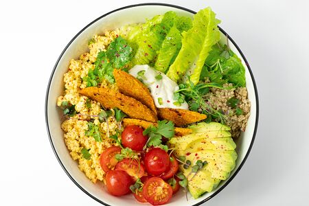 Тофу-скрэмбл боул