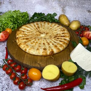 Пирог с картошкой и сыром (большой)