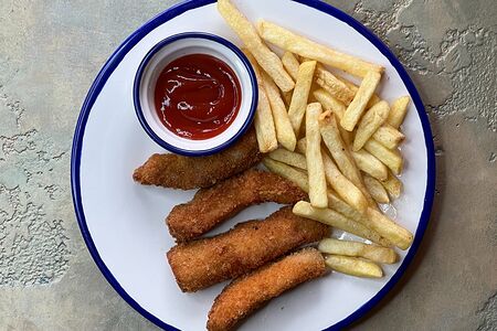 Наггетсы с картофелем фри