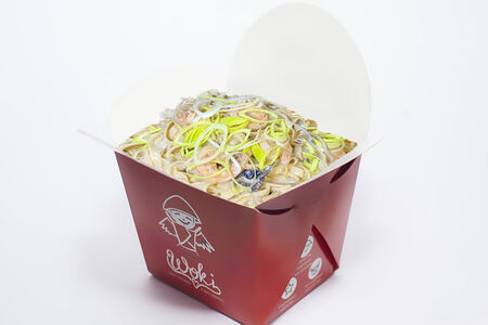 Сливочный удон с креветкой