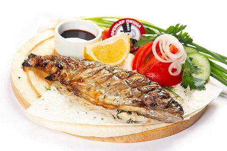 Форель на углях