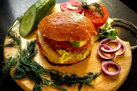 Бургер с курицей