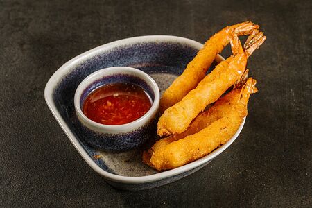 Креветки в темпуре