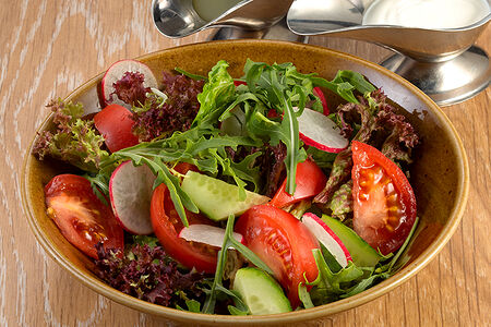 Овощной салат с маслом