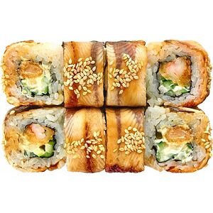 Шанхай с креветкой и угрем