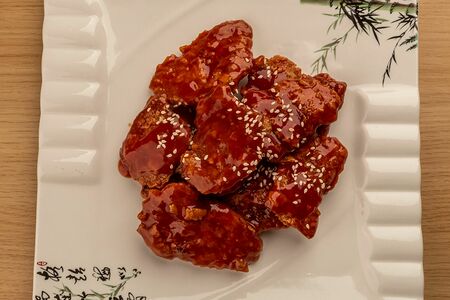 Свинина гобажоу в кисло-сладком китайском соусе