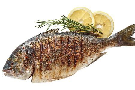 Дорадо на гриле