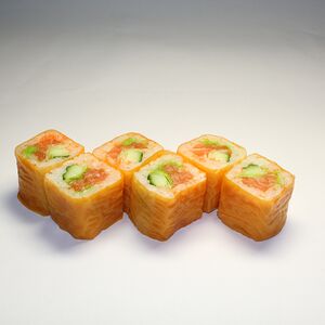 Ролл Мамэ нори Лосось
