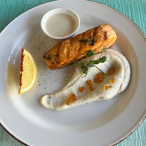 Стейк из лосося