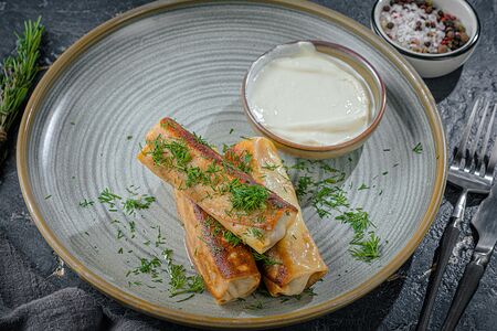 Блинчики с мясом