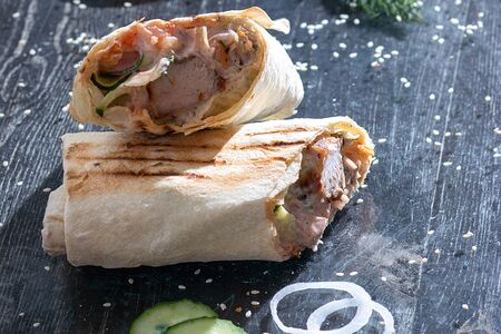 Шаурма со свининой