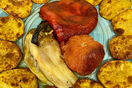 Баклажан на углях