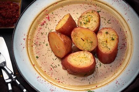 Картофель на мангале